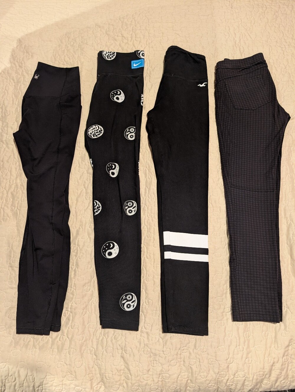 Leggings Bundle (Nike, Hollister, Spider, Sanctuary) Women's Size Small